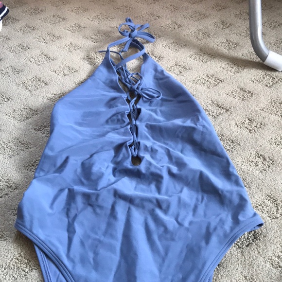 aerie Other - Aerie Lace-Up One-Piece Swimsuit